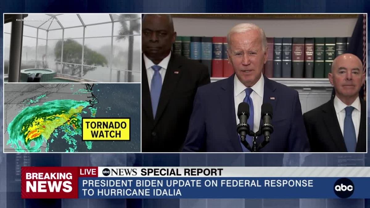 Abc News Special Report Biden Delivers Remarks On Hurricane Idalia 7507