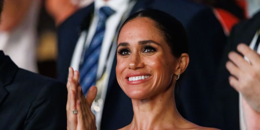 meghan markle clapping and smiling at the 2023 invictus games