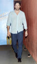 The Mad Men star who is in India to shoot for a film looked relaxed as he spent the night out with PC.