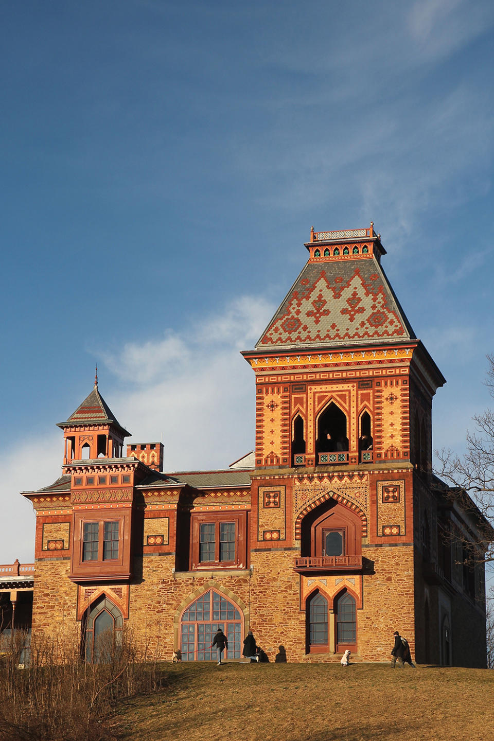 CFH09M Olana, a Persian-style mansion built by painter Frederic Edwin Church in the late 19th century in New York's Hudson River Valley