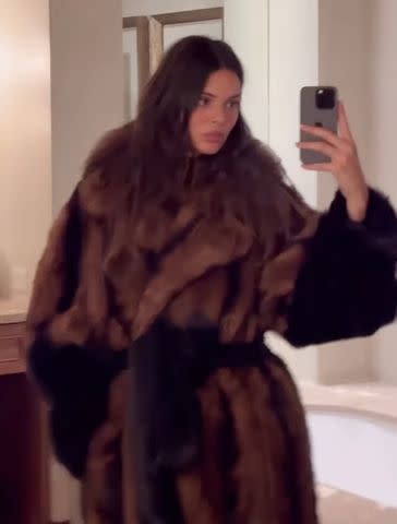 <p>Kendall Jenner/Instagram</p> Kendall Jenner in Aspen