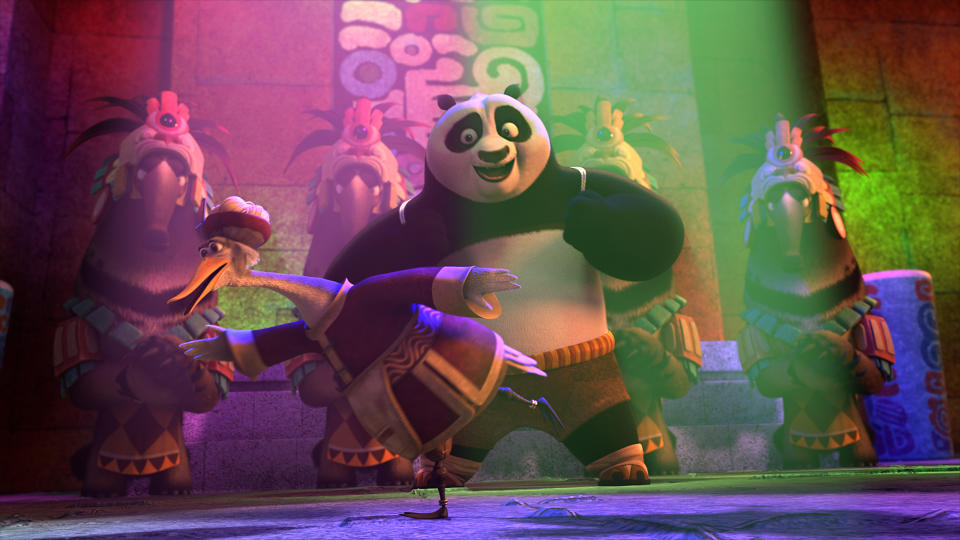 Animated spin-off Kung Fu Panda series The Dragon Knight is back on Netflix UK for a second season. (Netflix)