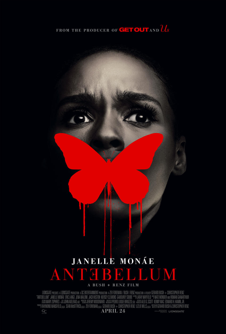 The official poster for "Antebellum." (Photo: Lionsgate)