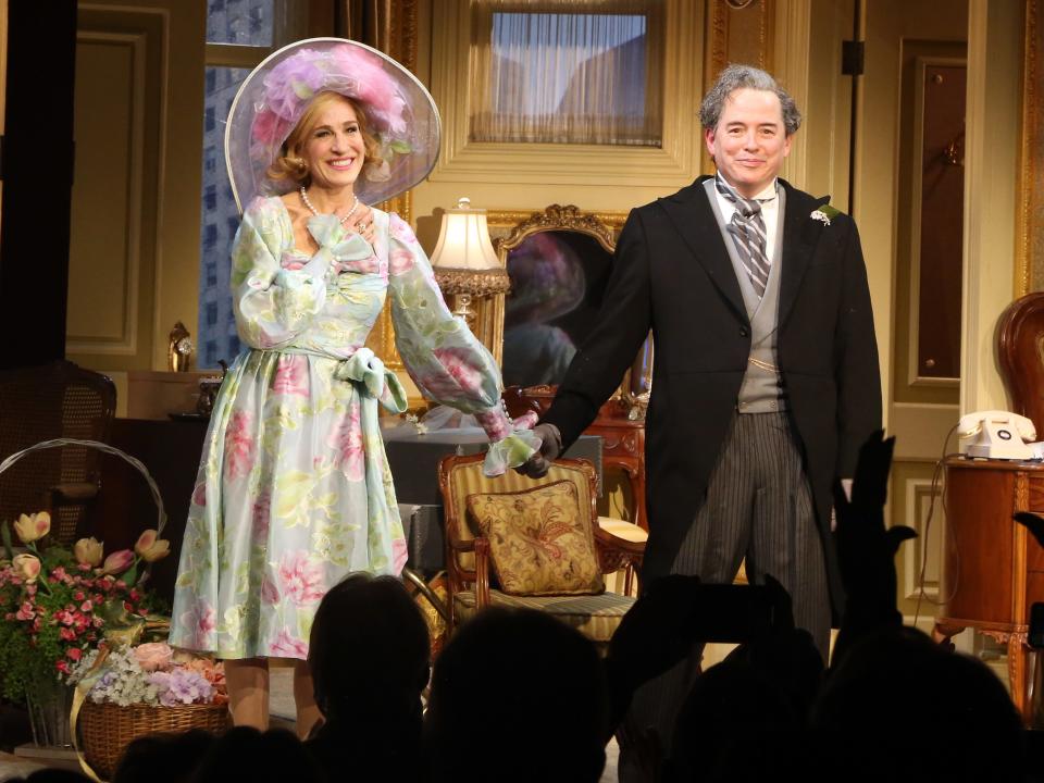 sarah jessica parker and matthew broderick in plaza suite