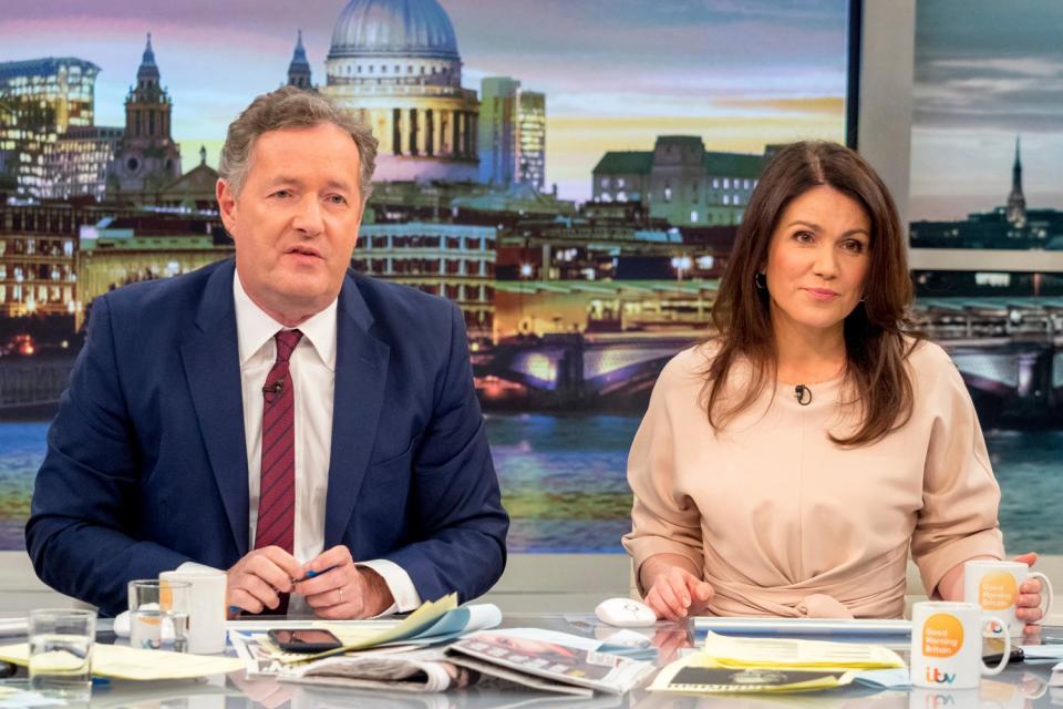 He stays! Good Morning Britain host Piers Morgan has delivered some news - and the reaction was mixed: Ken McKay/ITV/REX