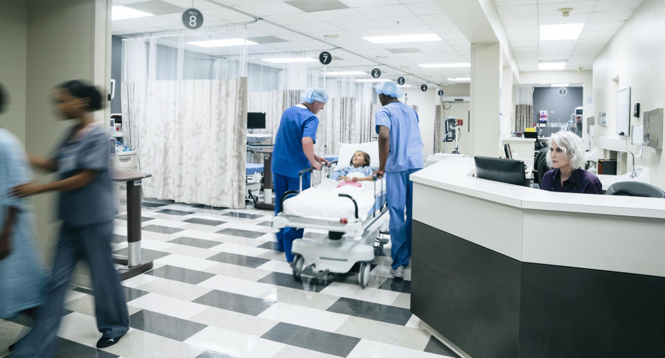 A busy hospital ward