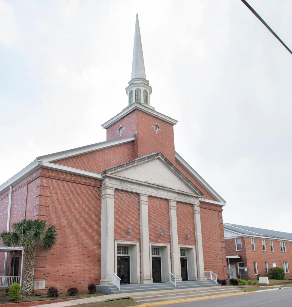 Friendship Missionary Baptist Church in Brownsville is pictured Wednesday.