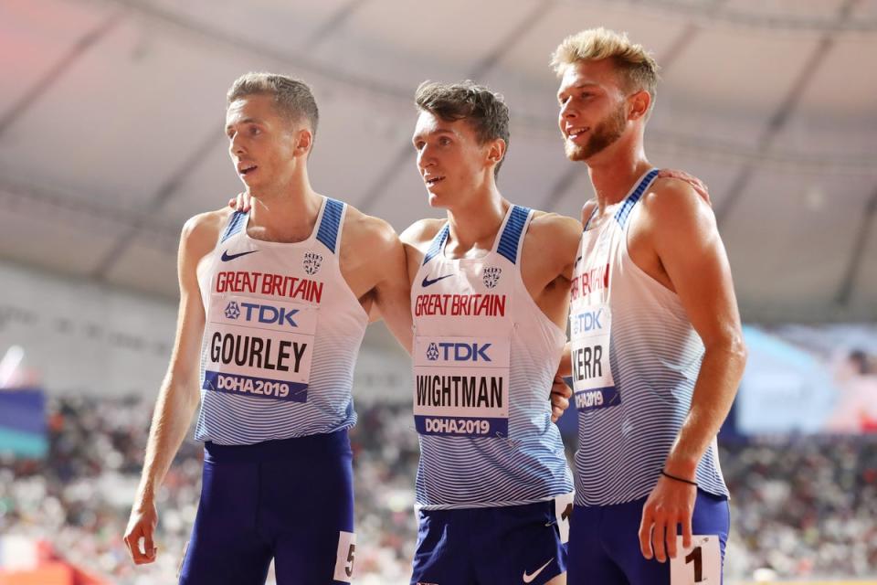 Neil Gourley, Jake Wightman and Josh Kerr came up together racing in Scotland (Getty Images)