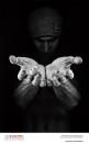 Close Up: Denis Klero, Russia with his black and white shot of climber Rustam Gelmanov showing his chalk-covered hands in Fontainebleu, France. ( © Denis Klero / Red Bull Illume)