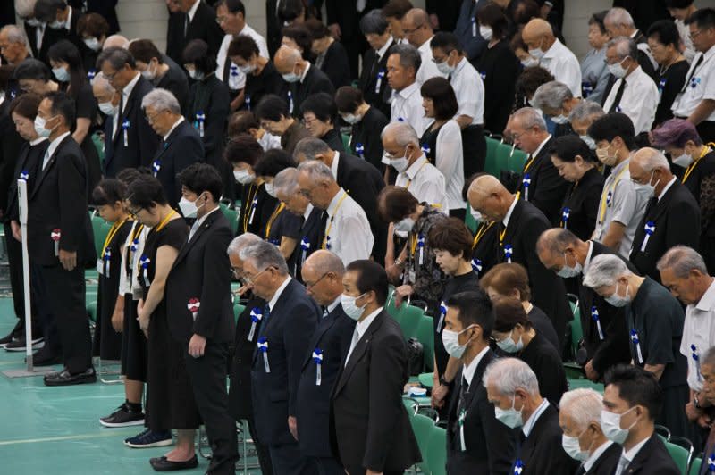 Japan totaled more than 2.4 million deaths in World War II, including 800,000 civilians. Photo by Keizo Mori/UPI