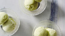 <p>An easy, scoopable treat, this dairy-free ice cream is made with avocado and lemon juice and zest. Swap raw, evaporated, unrefined sugar, agave, or another raw sweetener for the sugar and use homemade coconut milk rather than canned to keep it raw and vegan. <a href="https://www.marthastewart.com/1518117/vegan-avocado-ice-cream" rel="nofollow noopener" target="_blank" data-ylk="slk:View recipe;elm:context_link;itc:0;sec:content-canvas" class="link "> View recipe </a></p>