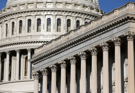 The U.S. Capitol is seen after President Donald Trump and the U.S. Congress failed to reach a deal on funding for federal agencies in Washington, U.S., January 20, 2018. REUTERS/Joshua Roberts