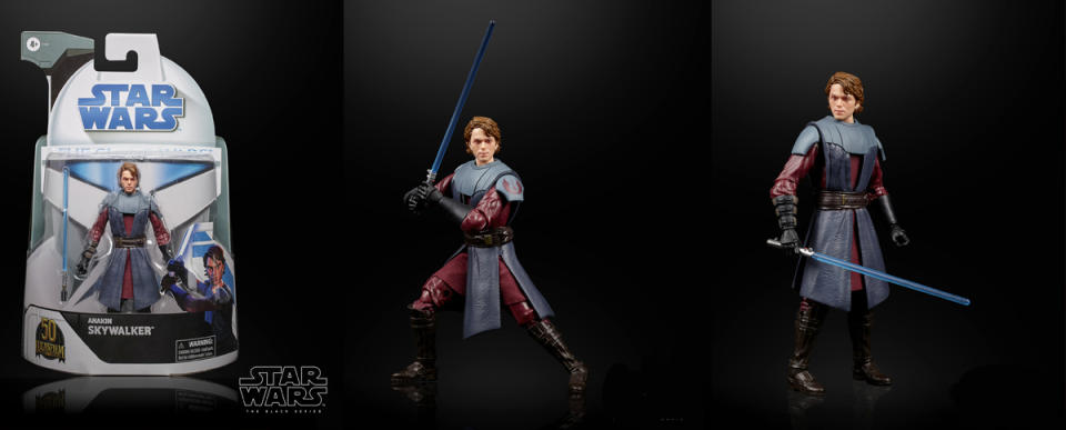 The Black Series Clone Wars Anakin Skywalker captures the Chosen One in his Clone Wars heyday.