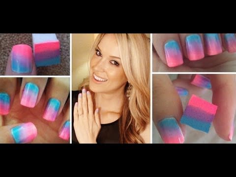 52) Create an ombre manicure.