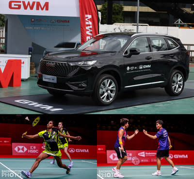 GWM, Sponsor of BWF World Tour Finals 2022, Advocates A Clean and Intelligent Lifestyle (PRNewsfoto/GWM)