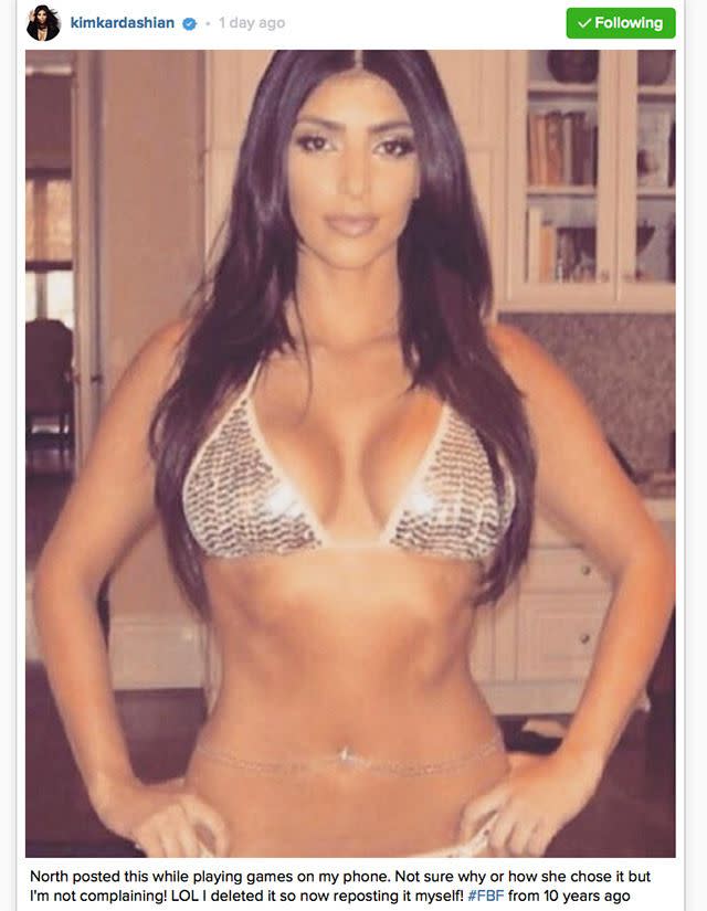 North West posts hilarious flashback pic of Kim Kardashian
