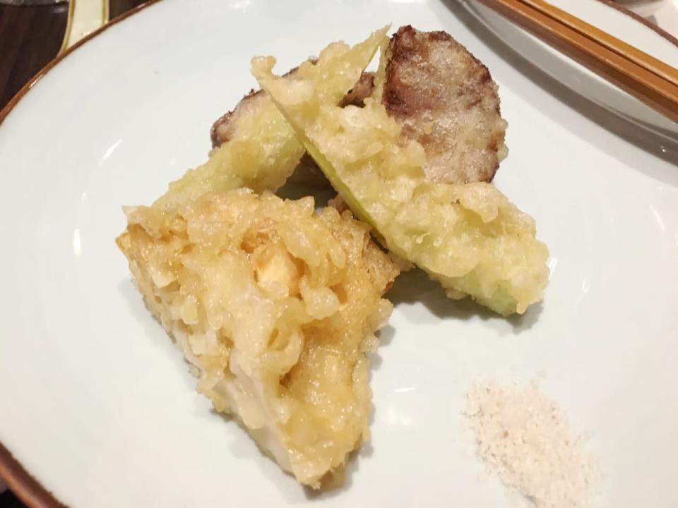 Kurobuta and Yasai Tempura