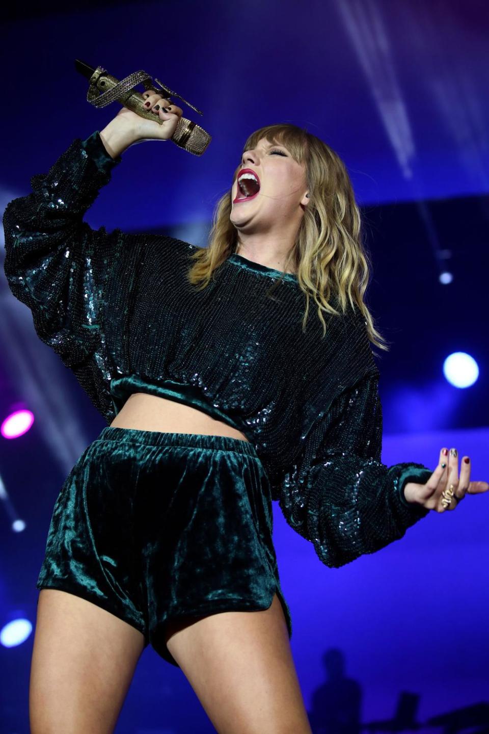 Loved up: Taylor Swift at Capital's Jingle Bell Ball (Isabel Infantes/PA)