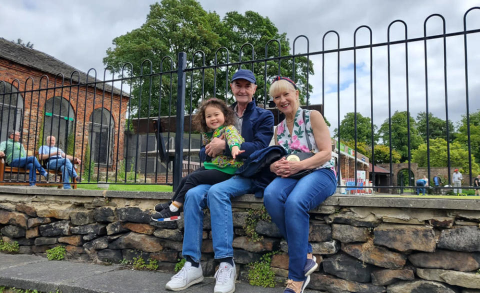 Robert, his wife and their granddaughter (Collect/PA Real Life)