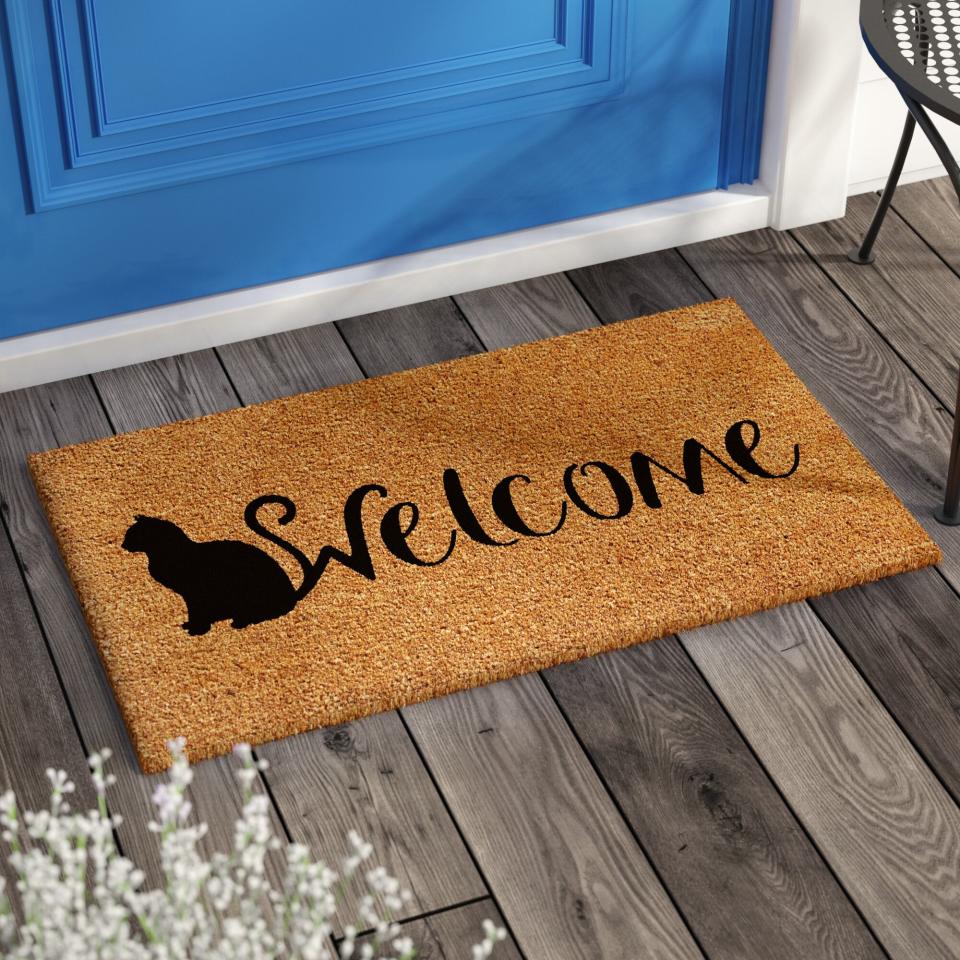 Cat Welcome Door Mat