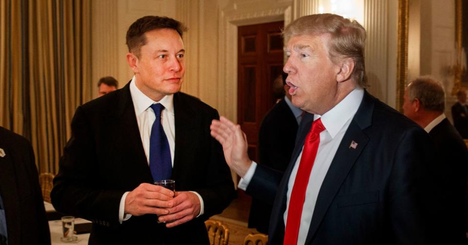 The newly signed defense bill could affect Elon Musk’s plan to take Tesla private. (Photo Credit/CNBC)