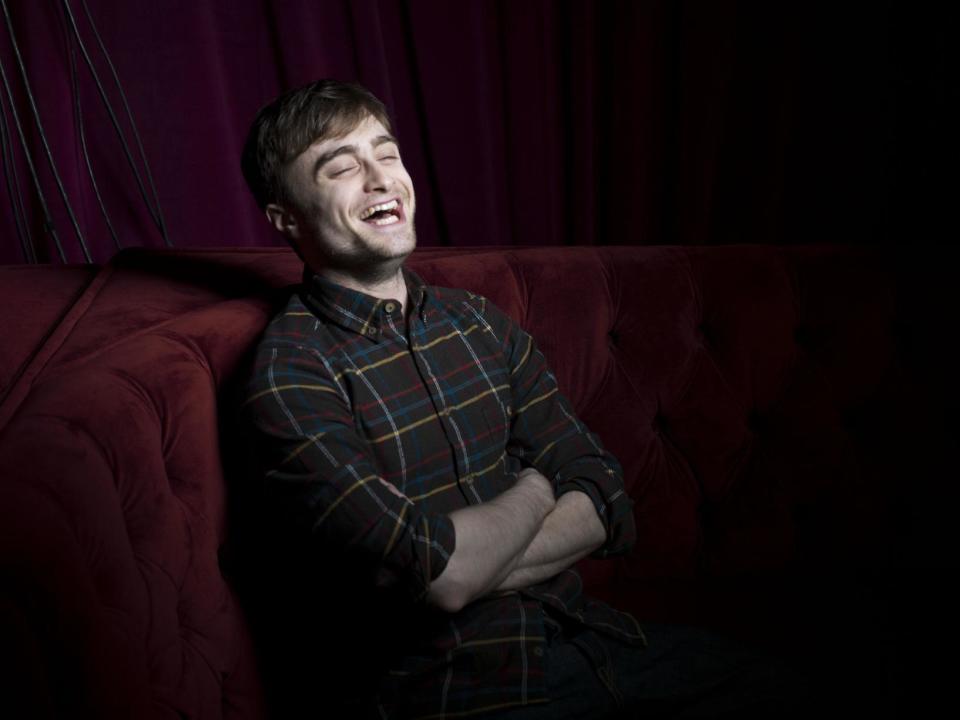 Daniel Radcliffe from the film "Kill Your Darlings," poses for a portrait during the 2013 Sundance Film Festival at the Fender Music Lodge on Saturday, Jan. 19, 2013 in Park City, Utah. (Photo by Victoria Will/Invision/AP Images)