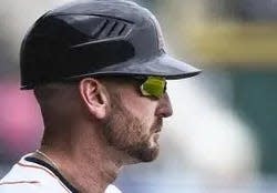 Craig Albernaz, former Somerset High School baseball standout, is shown here after been named Midwest League manager of the year in this 2018 file photo.