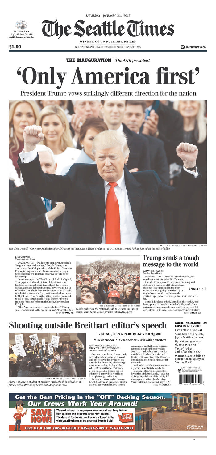 <p>Seattle Times, Seattle, Wash. (newseum.org) </p>