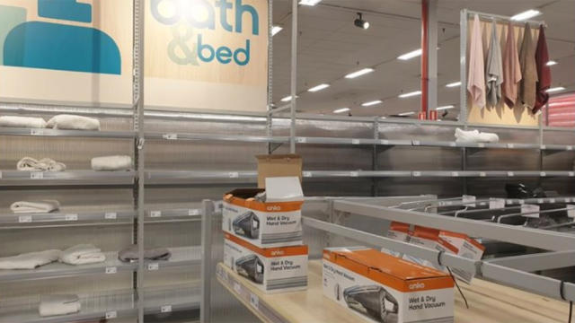 Kmart shelves stripped bare as Chinese-made stock runs dry