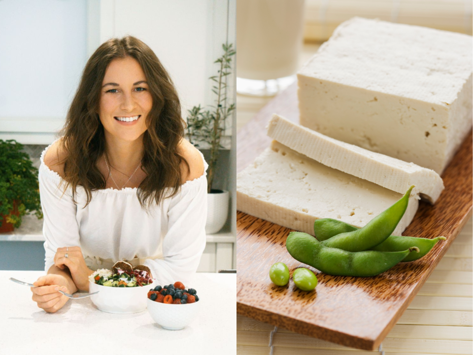 Die vegane Ernährungsberaterin Alyssa Fontaine empfiehlt Sojaprodukte als Proteinquelle für Veganer. - Copyright: Alyssa Fontaine/ Getty Images