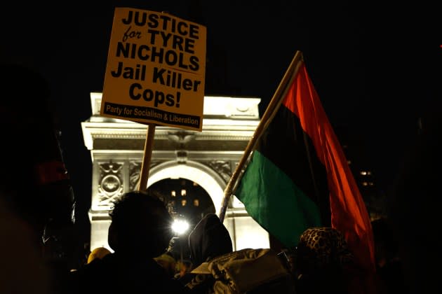 Release Of Tyre Nichols Police Beating Video Sparks Demonstrations - Credit: John Lamparski/Getty Images