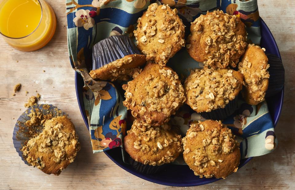 Toasted Oat and Prune Breakfast Muffins
