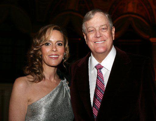 Julia Koch and her late husband, David Koch, were photographed in 2013. Julia Koch and her family are ranked No. 1 on the list of Palm Beachers whose wealth its detailed in the new Forbes list of the world's billionaires.