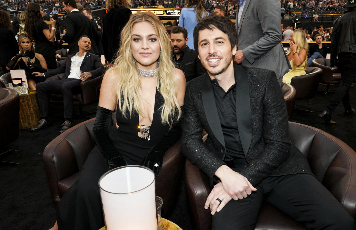 Image: Kelsea Ballerini and her husband Morgan Evans attend the 57th Academy of Country Music Awards on March 7, 2022 in Las Vegas. (Kevin Mazur / Getty Images)