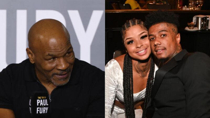 Mike Tyson; Chrisean Rock and Blueface