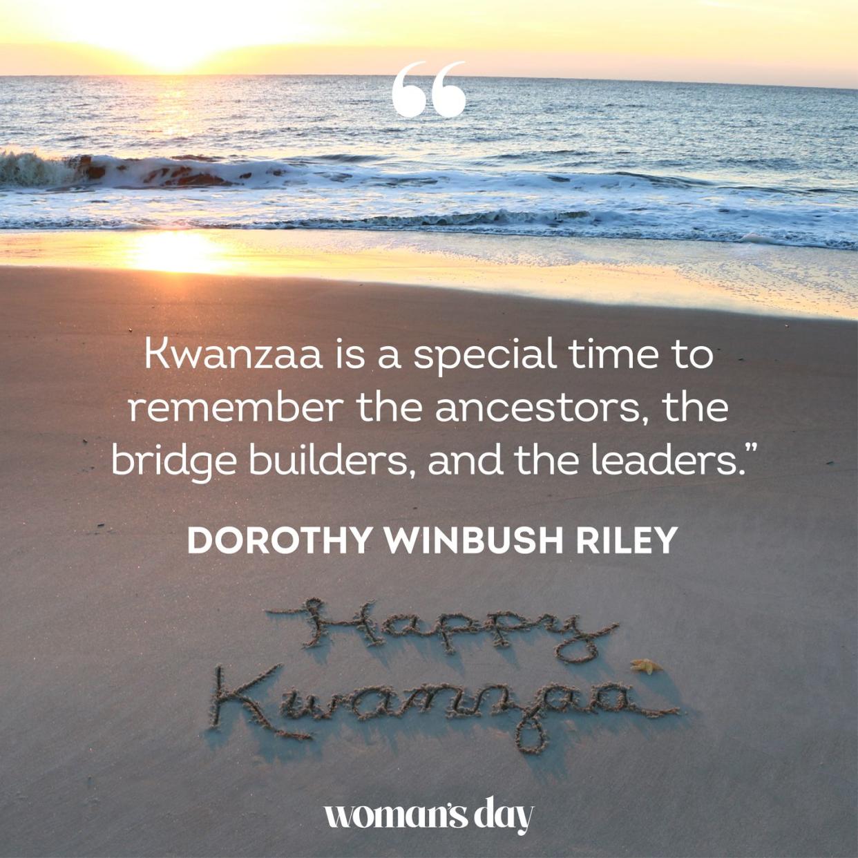 kwanzaa quotes dorothy winbush riley