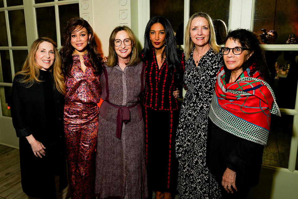 L—R: Jessica Yellin, Charmaine DeGraté, Elisa Lees Muñoz, Gelila Assefa Puck, Rene Jones, Karen Grigsby Bates