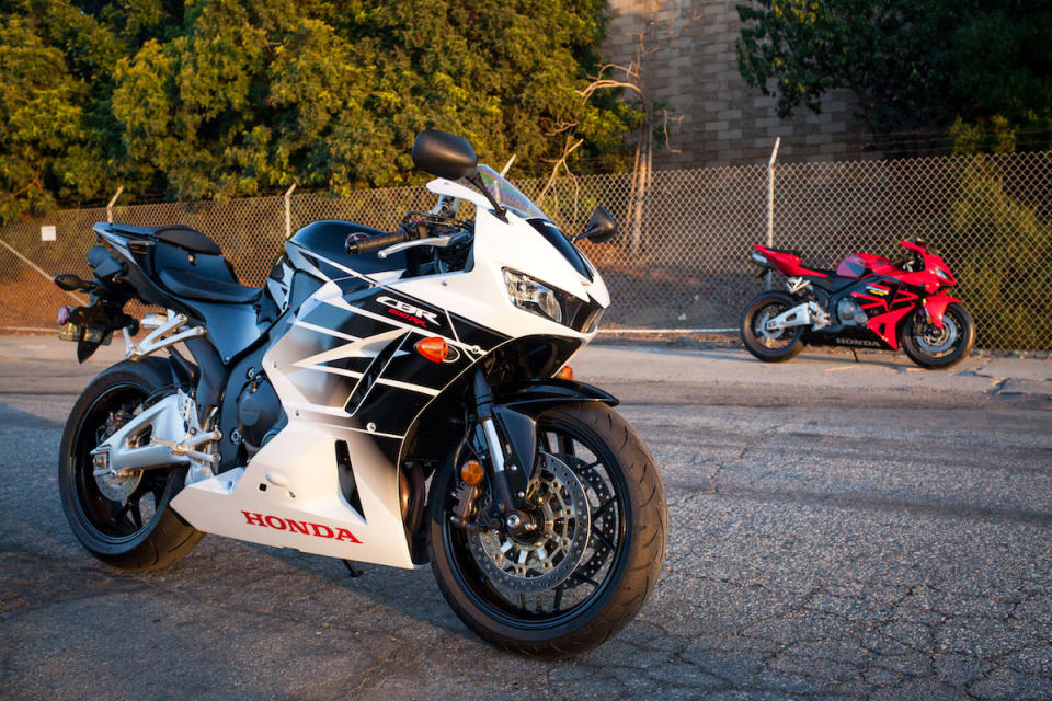 2016 Honda CBR600RR with 2005 CBR600RR in background