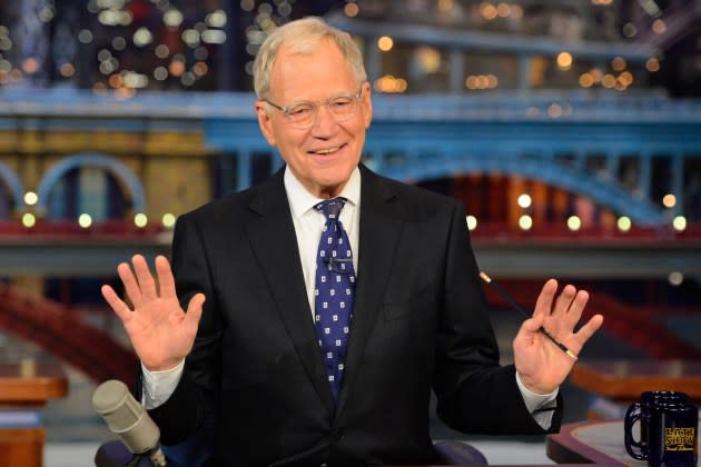 The Late Show with David Letterman - Credit: John Paul Filo/CBS via Getty Images