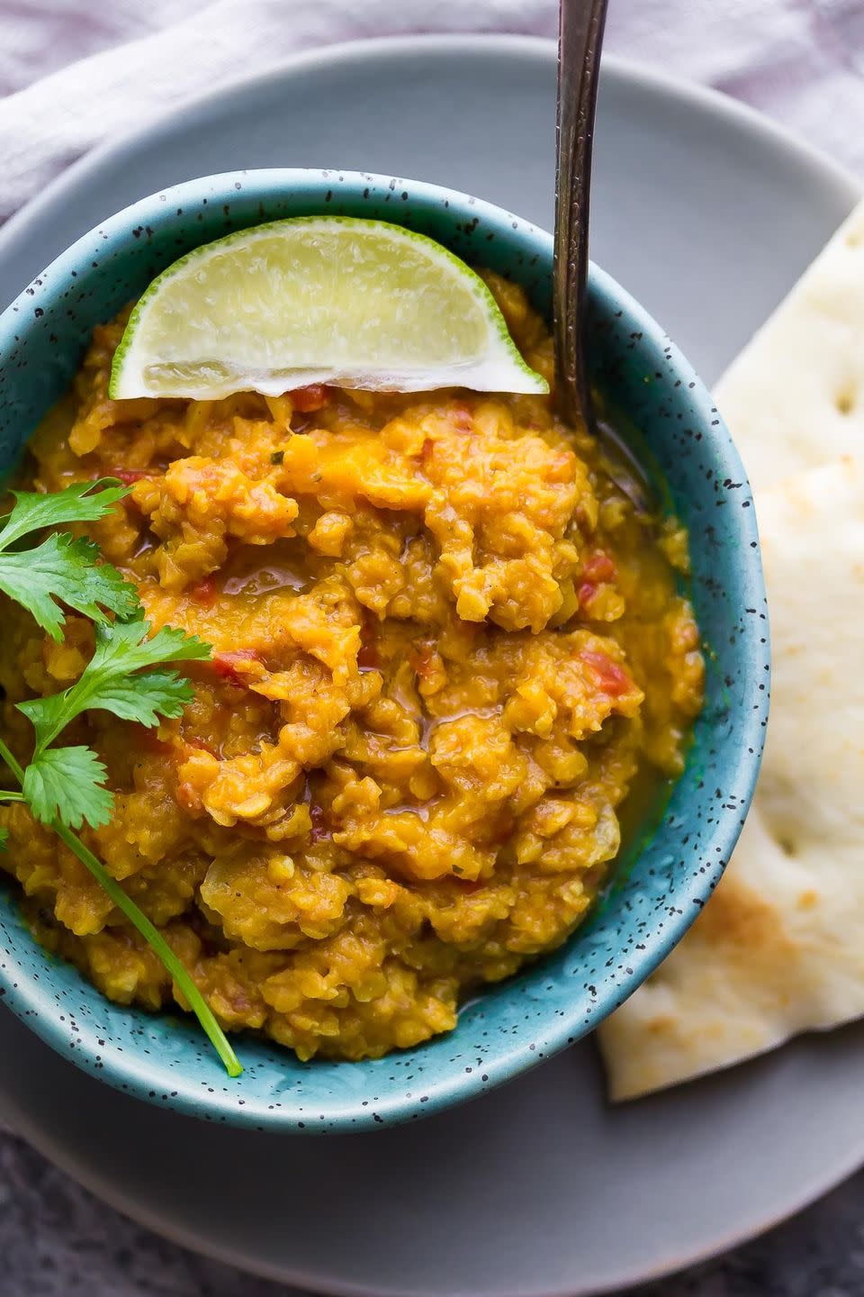 Slow Cooker Butternut Squash Lentil Curry