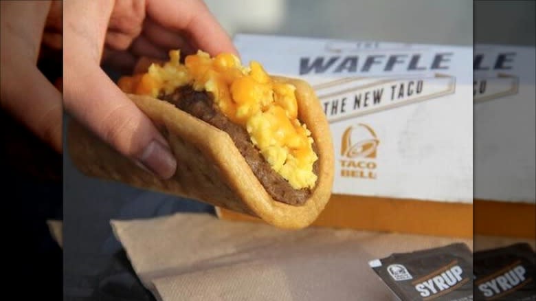 Taco Bell's waffle taco