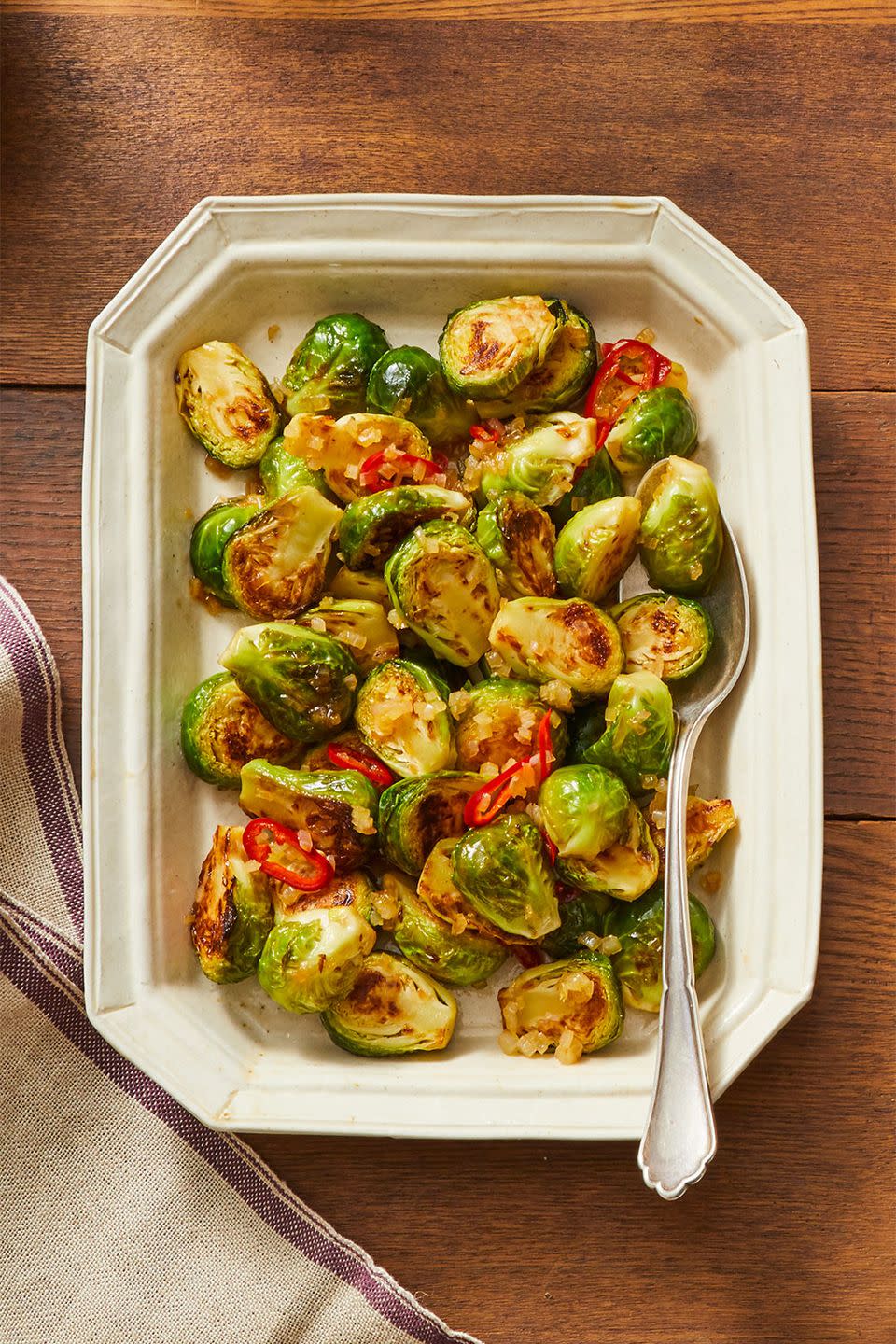 Sweet and Sour Brussels Sprouts