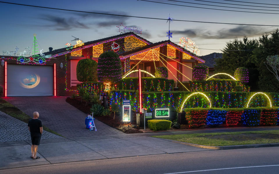 Melbourne, Australia - December 7, 2016: An Australian house at Christmas. (Source: Getty)