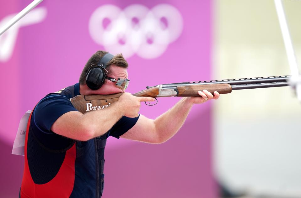 Matt Coward-Holley claimed bronze on day six in the men’s trap (Mike Egerton/PA) (PA Wire)