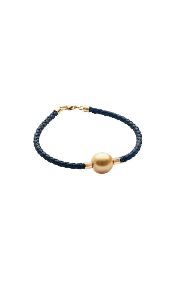 Jewelmer Golden South Sea Pearl Bracelet with Hook Clasp