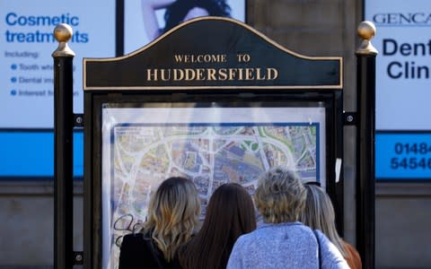 Huddersfield sign - Credit: Mark Waugh / Alamy