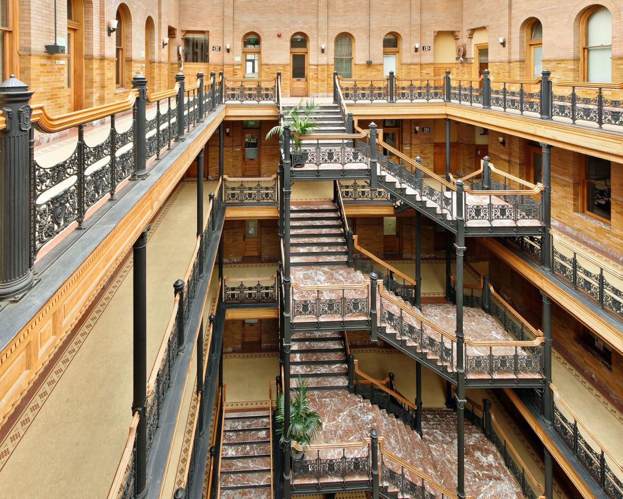 Bradbury Building in Los Angeles