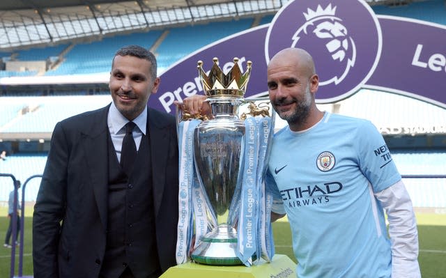 Guardiola has been thankful for the support of chairman Khaldoon Al Mubarak