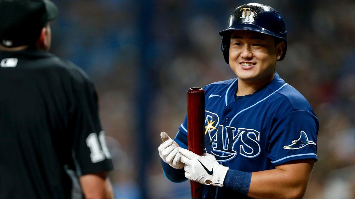 St. Petersburg, FL. USA Tampa Bay Rays first baseman Ji-Man Choi