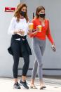 <p>Cindy Crawford celebrates her 55th birthday with daughter Kaia Gerber, family and friends at lunch in Miami Beach on Saturday.</p>